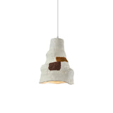 Clovo Postmodern Resin Pendant Light Grey White Decorative Hanging Lamp for Kitchen and Dining Room