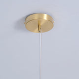 Colt Modern Linear Brass Pendant Light with Integrated LED for Kitchen Island
