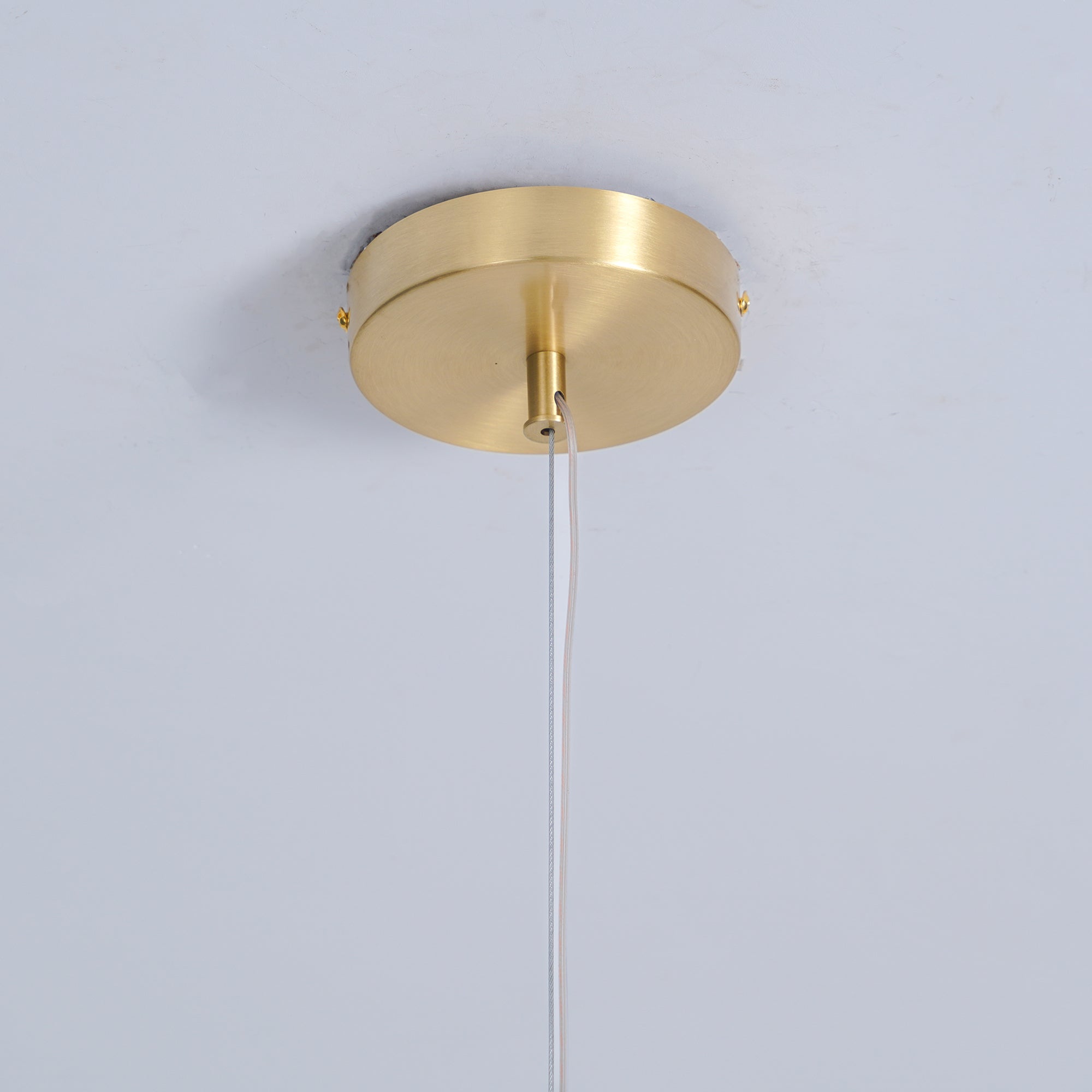 Colt Modern Linear Brass Pendant Light with Integrated LED for Kitchen Island