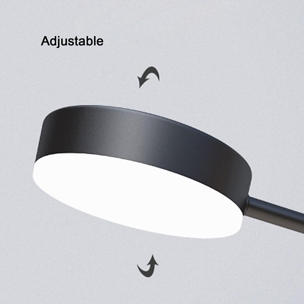 Contemporary 6 Light LED Black Sputnik Chandelier Adjustable Modern Foyer and Dining Room Pendant