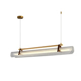 Contemporary Acrylic Nami Wave Kitchen Island Lighting LED Linear Pendant for Dining Room
