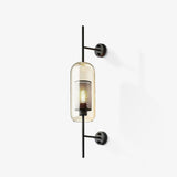 Contemporary Chiswick Glass Wall Sconce Sphere and Capsule Indoor Lighting Fixture