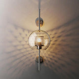 Contemporary Chiswick Glass Wall Sconce Sphere and Capsule Indoor Lighting Fixture