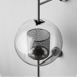 Contemporary Chiswick Glass Wall Sconce Sphere and Capsule Indoor Lighting Fixture