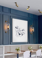 Contemporary Chiswick Glass Wall Sconce Sphere and Capsule Indoor Lighting Fixture