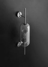 Contemporary Chiswick Glass Wall Sconce Sphere and Capsule Indoor Lighting Fixture