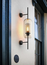 Contemporary Chiswick Glass Wall Sconce Sphere and Capsule Indoor Lighting Fixture