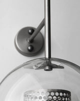 Contemporary Chiswick Glass Wall Sconce Sphere and Capsule Indoor Lighting Fixture