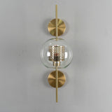 Contemporary Chiswick Glass Wall Sconce Sphere and Capsule Indoor Lighting Fixture