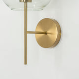 Contemporary Chiswick Glass Wall Sconce Sphere and Capsule Indoor Lighting Fixture