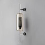 Contemporary Chiswick Glass Wall Sconce Sphere and Capsule Indoor Lighting Fixture