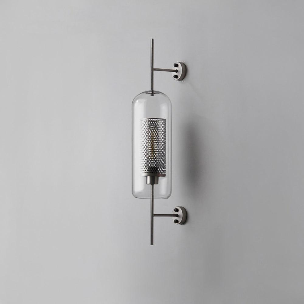 Contemporary Chiswick Glass Wall Sconce Sphere and Capsule Indoor Lighting Fixture