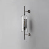 Contemporary Chiswick Glass Wall Sconce Sphere and Capsule Indoor Lighting Fixture