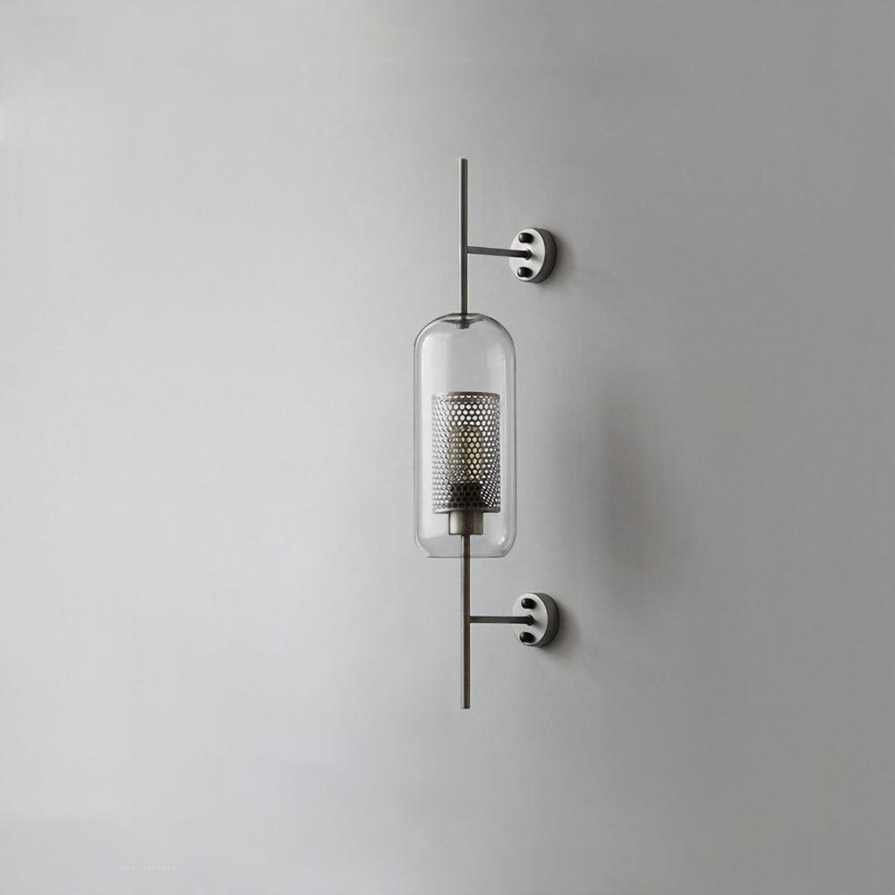 Contemporary Chiswick Glass Wall Sconce Sphere and Capsule Indoor Lighting Fixture