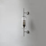 Contemporary Chiswick Glass Wall Sconce Sphere and Capsule Indoor Lighting Fixture
