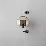 Contemporary Chiswick Glass Wall Sconce Sphere and Capsule Indoor Lighting Fixture
