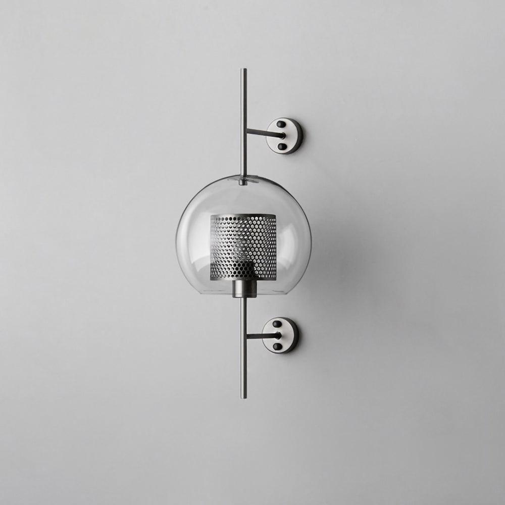 Contemporary Chiswick Glass Wall Sconce Sphere and Capsule Indoor Lighting Fixture