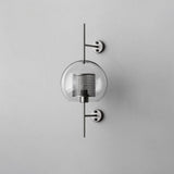 Contemporary Chiswick Glass Wall Sconce Sphere and Capsule Indoor Lighting Fixture