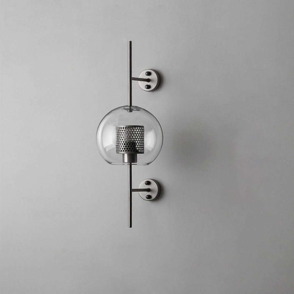 Contemporary Chiswick Glass Wall Sconce Sphere and Capsule Indoor Lighting Fixture