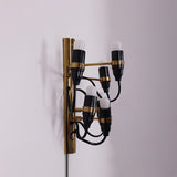 Contemporary Fruit Wall Mounted Plug In Light with Steel Base and Multiple Bulbs