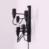 Contemporary Fruit Wall Mounted Plug In Light with Steel Base and Multiple Bulbs