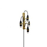 Contemporary Fruit Wall Mounted Plug In Light with Steel Base and Multiple Bulbs
