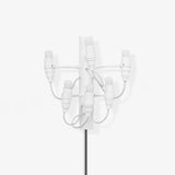 Contemporary Fruit Wall Mounted Plug In Light with Steel Base and Multiple Bulbs
