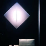 Contemporary Geometric Fabric LED Wall Sconce for Living Room and Bedroom Lighting