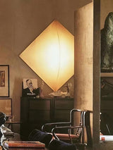 Contemporary Geometric Fabric LED Wall Sconce for Living Room and Bedroom Lighting