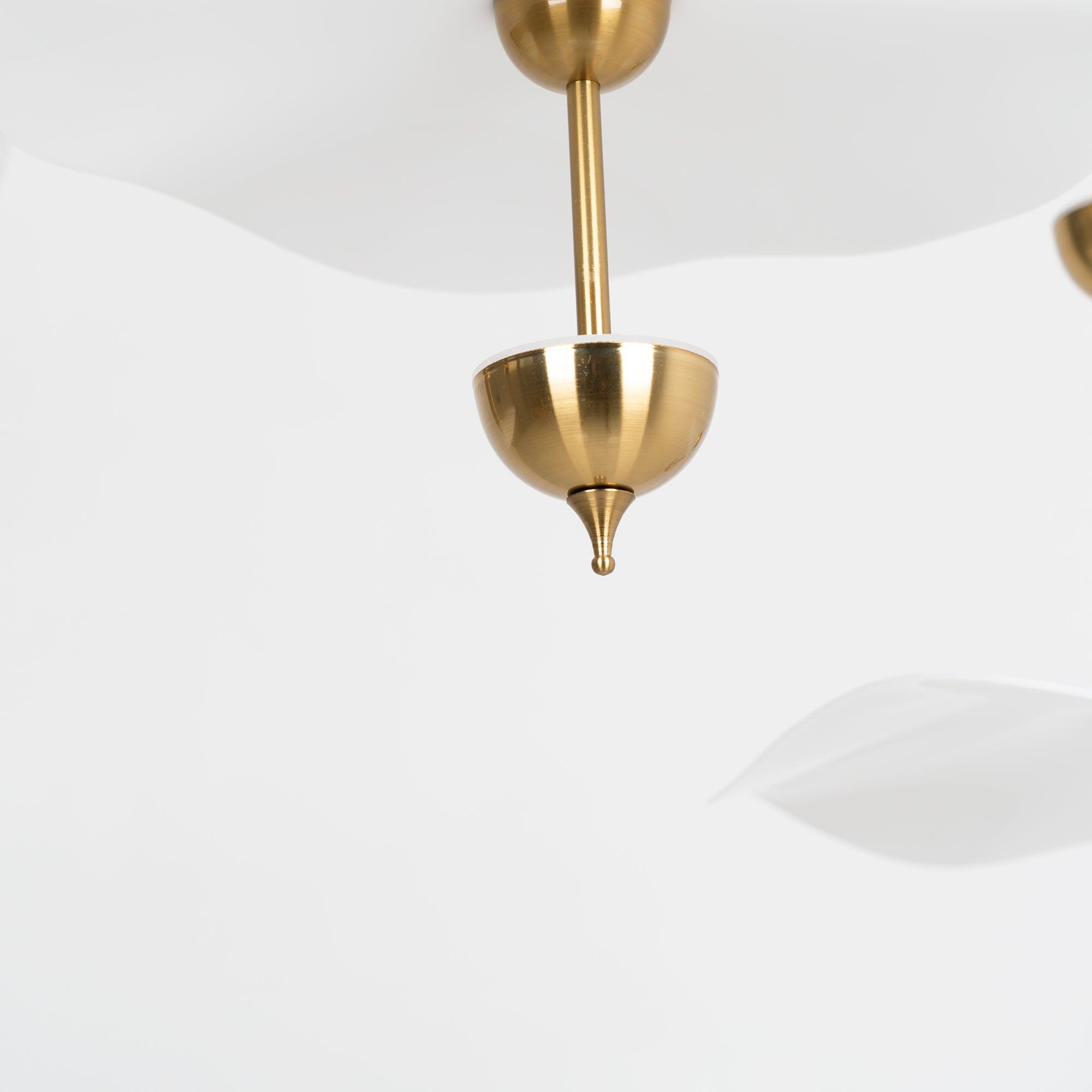 Contemporary Gold Double Biscuit LED Pendant Light for Modern Dining Room Lighting