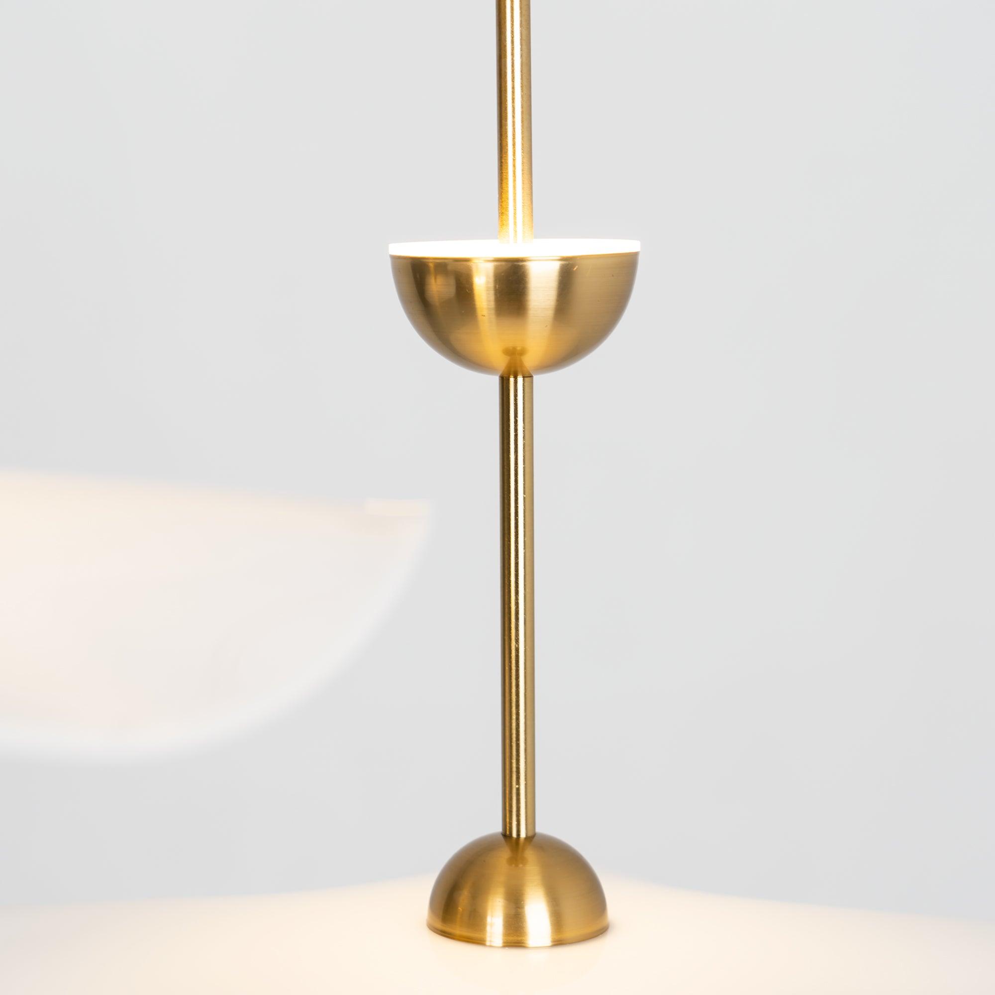 Contemporary Gold Double Biscuit LED Pendant Light for Modern Dining Room Lighting