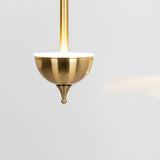 Contemporary Gold Double Biscuit LED Pendant Light for Modern Dining Room Lighting