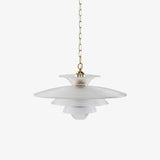 Contemporary Gold Metal Grid Glass Pendant Light for Modern Interiors