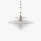 Contemporary Gold Metal Grid Glass Pendant Light for Modern Interiors