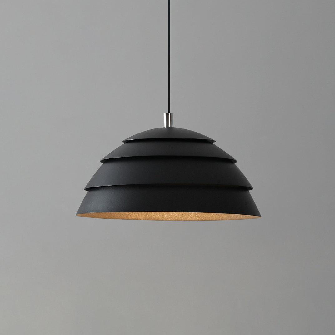 Contemporary Industrial White Metal Pendant Light with Adjustable Hanging Cable for Indoor Use
