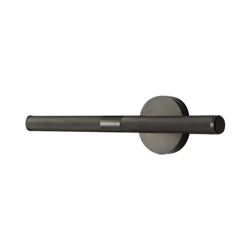 Contemporary Knurled LED Bathroom Vanity Light with Swivel Heads for Mirror Lighting