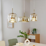 Contemporary Metro Sphere Smoked Glass Pendant Light LED Ceiling Fixture for Modern Kitchens