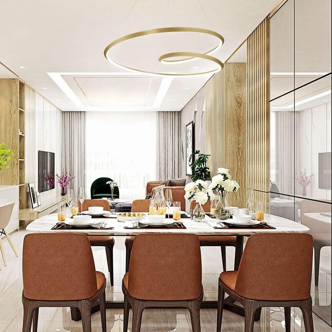 Contemporary Minimalist Crown LED Chandelier with Geometric Glass Loop and Aluminum Frame