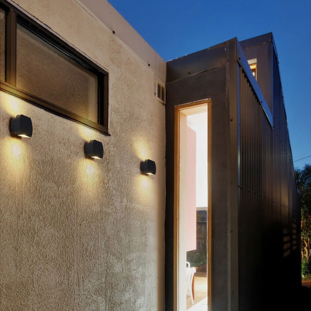 Contemporary Minimalist Exterior LED Wall Lamp Waterproof Sconce for Villa and Patio