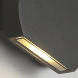 Contemporary Minimalist Exterior LED Wall Lamp Waterproof Sconce for Villa and Patio