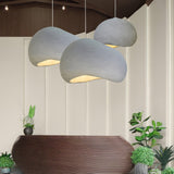 Contemporary Organic Cloud Pendant Light Spherical Ethereal Hanging Lamp