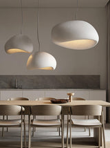 Contemporary Organic Cloud Pendant Light Spherical Ethereal Hanging Lamp