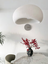 Contemporary Organic Cloud Pendant Light Spherical Ethereal Hanging Lamp