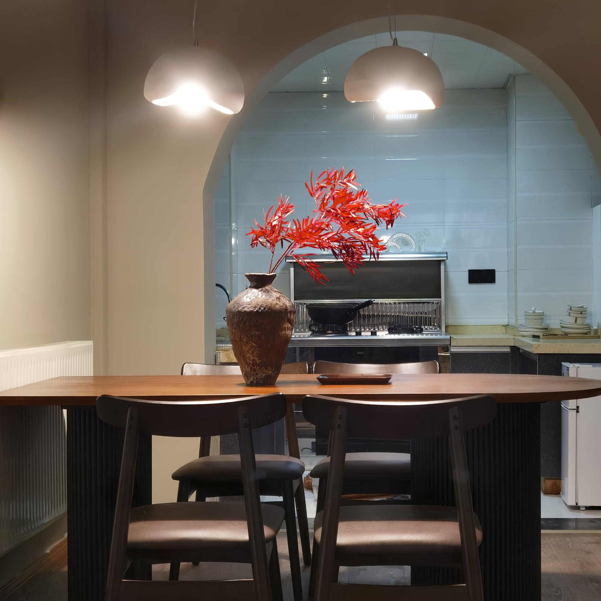 Contemporary Organic Cloud Pendant Light Spherical Ethereal Hanging Lamp