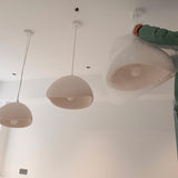 Contemporary Organic Cloud Pendant Light Spherical Ethereal Hanging Lamp