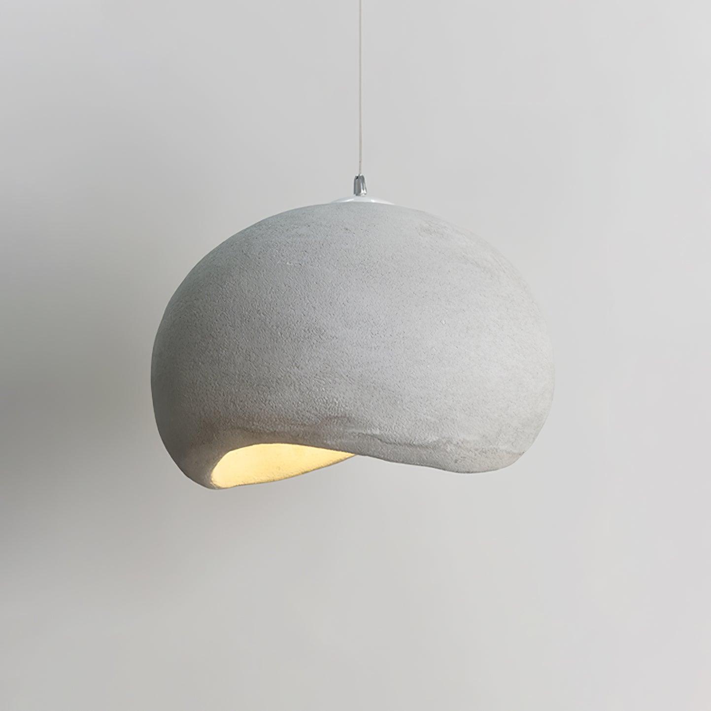 Contemporary Organic Cloud Pendant Light Spherical Ethereal Hanging Lamp
