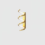 Contemporary Spiral LED Wall Sconce with Three Color Temperatures for Indoor Living