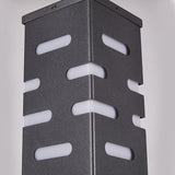 Contemporary Stainless Steel Outdoor Pillar Lights for Garden Pathways and Courtyards