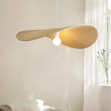 Contemporary Wavy Ribbon Fabric Pendant Light Mediterrania Style Chandelier for Living Space