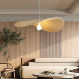 Contemporary Wavy Ribbon Fabric Pendant Light Mediterrania Style Chandelier for Living Space